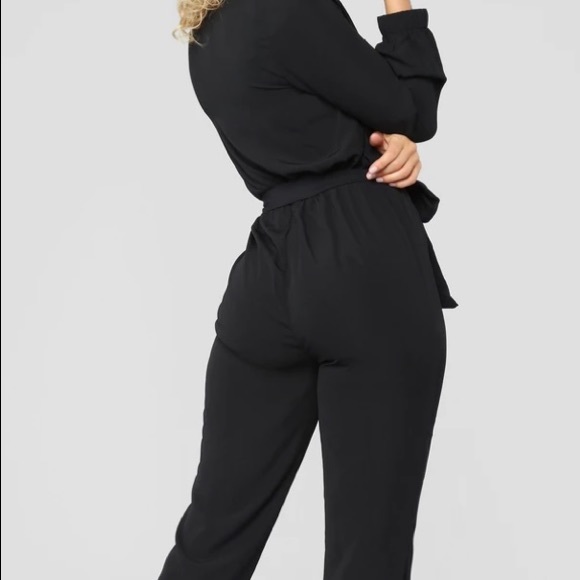 NWT Fashion Nova L/S Black Jumpsuit - Picture 6 of 14